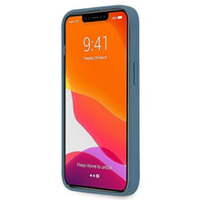 Заредете изображение във визуализатора на галерията – Guess GUHCP13S4GMGBL iPhone 13 mini 5,4" niebieski/blue hardcase 4G Big Metal Logo - TopMag
