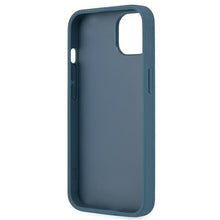 Заредете изображение във визуализатора на галерията – Guess GUHCP13S4GMGBL iPhone 13 mini 5,4" niebieski/blue hardcase 4G Big Metal Logo - TopMag
