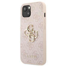 Заредете изображение във визуализатора на галерията – Guess GUHCP13S4GMGPI iPhone 13 mini 5,4" różowy/pink hardcase 4G Big Metal Logo - TopMag
