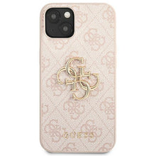 Заредете изображение във визуализатора на галерията – Guess GUHCP13S4GMGPI iPhone 13 mini 5,4" różowy/pink hardcase 4G Big Metal Logo - TopMag
