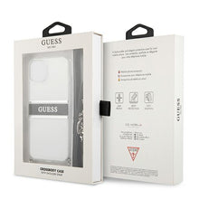 Заредете изображение във визуализатора на галерията – Guess GUHCP13SKC4GBSI iPhone 13 mini 5,4" Transparent hardcase 4G Grey Strap Silver Chain - TopMag
