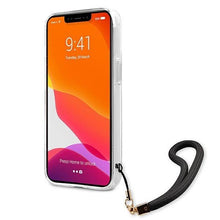 Заредете изображение във визуализатора на галерията – Guess GUHCP13SKCABBK iPhone 13 mini 5,4" czarny/black hardcase Camo Strap Collection - TopMag
