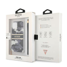 Заредете изображение във визуализатора на галерията – Guess GUHCP13SKCABBK iPhone 13 mini 5,4" czarny/black hardcase Camo Strap Collection - TopMag
