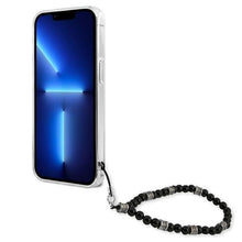 Заредете изображение във визуализатора на галерията – Guess GUHCP13SKPSBK iPhone 13 mini 5,4" Transparent hardcase Black Pearl - TopMag
