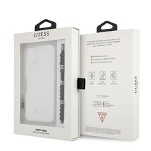 Заредете изображение във визуализатора на галерията – Guess GUHCP13SKPSBK iPhone 13 mini 5,4" Transparent hardcase Black Pearl - TopMag
