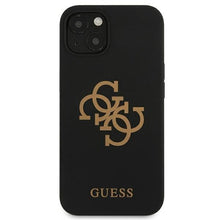 Заредете изображение във визуализатора на галерията – Guess GUHCP13SLS4GGBK iPhone 13 mini 5,4" czarny/black hard case Silicone 4G Logo - TopMag
