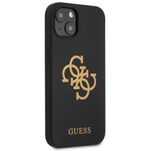 Заредете изображение във визуализатора на галерията – Guess GUHCP13SLS4GGBK iPhone 13 mini 5,4" czarny/black hard case Silicone 4G Logo - TopMag
