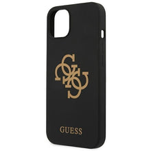 Заредете изображение във визуализатора на галерията – Guess GUHCP13SLS4GGBK iPhone 13 mini 5,4" czarny/black hard case Silicone 4G Logo - TopMag
