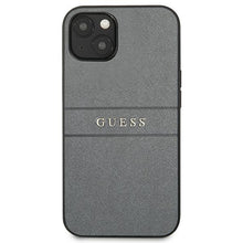 Заредете изображение във визуализатора на галерията – Guess GUHCP13SPSASBGR iPhone 13 mini 5,4" szary/grey Saffiano Strap - TopMag
