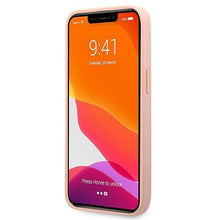 Заредете изображение във визуализатора на галерията – Guess GUHCP13SSA4GSPI iPhone 13 mini 5,4" różowy/pink hardcase Saffiano 4G Metal Logo - TopMag

