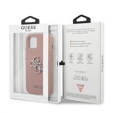 Заредете изображение във визуализатора на галерията – Guess GUHCP13SSA4GSPI iPhone 13 mini 5,4" różowy/pink hardcase Saffiano 4G Metal Logo - TopMag
