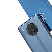 Заредете изображение във визуализатора на галерията – Clear View Case cover for Huawei nova 8i cover with a flap black
