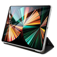 Заредете изображение във визуализатора на галерията – Karl Lagerfeld KLFC12OKHK iPad 12.9" Pro 2021 Book Cover czarny/black Saffiano Karl Head - TopMag
