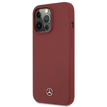 Заредете изображение във визуализатора на галерията – Mercedes MEHCP13LSILRE iPhone 13 Pro / 13 6,1" czerwony/red hardcase Silicone Line - TopMag
