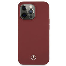 Заредете изображение във визуализатора на галерията – Mercedes MEHCP13LSILRE iPhone 13 Pro / 13 6,1" czerwony/red hardcase Silicone Line - TopMag
