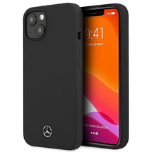 Заредете изображение във визуализатора на галерията – Mercedes MEHCP13SSILBK iPhone 13 mini 5,4" czarny/black hardcase Silicone Line - TopMag
