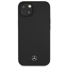 Заредете изображение във визуализатора на галерията – Mercedes MEHCP13SSILBK iPhone 13 mini 5,4" czarny/black hardcase Silicone Line - TopMag
