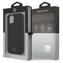 Заредете изображение във визуализатора на галерията – Mercedes MEHCP13SSILBK iPhone 13 mini 5,4" czarny/black hardcase Silicone Line - TopMag
