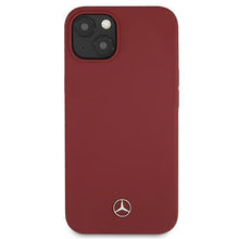 Заредете изображение във визуализатора на галерията – Mercedes MEHCP13SSILRE iPhone 13 mini 5,4" czerwony/red hardcase Silicone Line - TopMag
