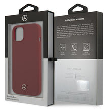 Заредете изображение във визуализатора на галерията – Mercedes MEHCP13SSILRE iPhone 13 mini 5,4" czerwony/red hardcase Silicone Line - TopMag
