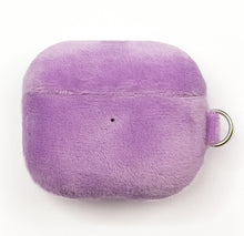 Заредете изображение във визуализатора на галерията – Kingxbar Plush Pods Case Case for AirPods 3 Plush Cover Earphone Cover Purple - TopMag
