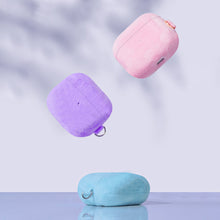 Заредете изображение във визуализатора на галерията – Kingxbar Plush Pods Case Case for AirPods 3 Plush Cover Earphone Cover Purple - TopMag
