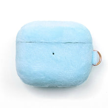 Заредете изображение във визуализатора на галерията – Kingxbar Plush Pods Case AirPods 3 Case Plush Cover Earphone Cover Blue - TopMag
