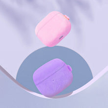 Заредете изображение във визуализатора на галерията – Kingxbar Plush Pods Case AirPods 3 Case Plush Cover Earphone Cover Blue - TopMag
