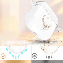 Заредете изображение във визуализатора на галерията – Kingxbar Wish Pods Case AirPods 3 Case with Swarovski Crystals Cover Headphone Cover Gold - TopMag
