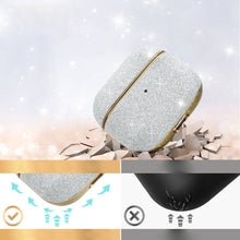 Заредете изображение във визуализатора на галерията – Kingxbar Bling Pods Case Case for AirPods 3 Glitter Cover Earphone Cover Silver - TopMag
