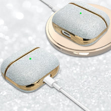 Заредете изображение във визуализатора на галерията – Kingxbar Bling Pods Case Case for AirPods 3 Glitter Cover Earphone Cover Silver - TopMag
