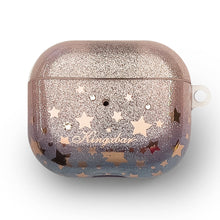 Заредете изображение във визуализатора на галерията – Kingxbar Charm Pods Case AirPods 3 Case with Swarovski Crystals Cover Headphone Cover Orange - TopMag
