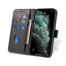 Заредете изображение във визуализатора на галерията – Magnet Case elegant case case cover with a flap and stand function for Motorola Moto Edge 20 black - TopMag
