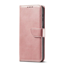 Заредете изображение във визуализатора на галерията – Magnet Case elegant case cover cover with a flap and stand function for Samsung Galaxy S22 Ultra pink - TopMag
