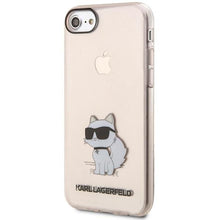 Заредете изображение във визуализатора на галерията – Karl Lagerfeld KLHCI8HNCHTCP iPhone 7/8/ SE 2020 / SE 2022 pink/pink hardcase Ikonik Choupette
