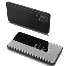 Заредете изображение във визуализатора на галерията – Clear View Case Flip Cover for Samsung Galaxy A53 5G black - TopMag
