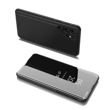 Заредете изображение във визуализатора на галерията – Clear View Case flip cover for Samsung Galaxy S22 Ultra black - TopMag
