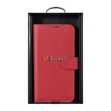 Заредете изображение във визуализатора на галерията – iCarer Haitang Leather Wallet Case Leather Case for Samsung Galaxy S22 + (S22 Plus) Wallet Housing Cover Red (AKSM05RD) - TopMag
