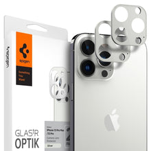 Заредете изображение във визуализатора на галерията – SPIGEN OPTIK.TR CAMERA PROTECTOR 2-PACK IPHONE 13 PRO / 13 PRO MAX SILVER COVER - TopMag
