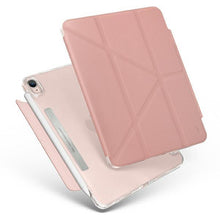 Заредете изображение във визуализатора на галерията – UNIQ etui Camden iPad Mini (2021) różowy/peony/pink Antimicrobial - TopMag

