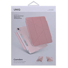 Заредете изображение във визуализатора на галерията – UNIQ etui Camden iPad Mini (2021) różowy/peony/pink Antimicrobial - TopMag

