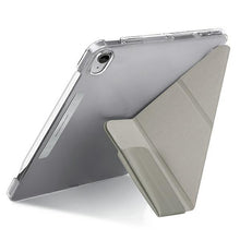 Заредете изображение във визуализатора на галерията – UNIQ etui Camden iPad Mini (2021) szary/fossil grey Antimicrobial - TopMag
