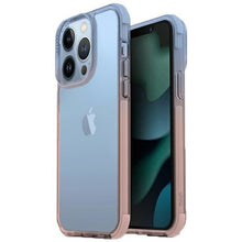 Заредете изображение във визуализатора на галерията – UNIQ etui Combat Duo iPhone 13 Pro / 13 6,1" niebiesko-różowy/blue-pink - TopMag
