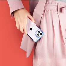 Заредете изображение във визуализатора на галерията – UNIQ etui Combat Duo iPhone 13 Pro / 13 6,1" niebiesko-różowy/blue-pink - TopMag
