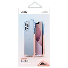Заредете изображение във визуализатора на галерията – UNIQ etui Combat Duo iPhone 13 Pro / 13 6,1" niebiesko-różowy/blue-pink - TopMag
