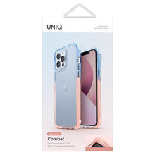 Заредете изображение във визуализатора на галерията – UNIQ etui Combat Duo iPhone 13 Pro Max 6,7&quot; niebiesko-różowy/blue-pink - TopMag
