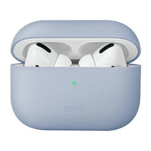 Заредете изображение във визуализатора на галерията – Uniq case Lino AirPods Pro Silicone blue/arctic blue
