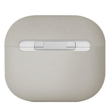 Заредете изображение във визуализатора на галерията – UNIQ etui Lino AirPods 3 gen. Silicone beżowy/beige - TopMag
