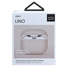 Заредете изображение във визуализатора на галерията – UNIQ etui Lino AirPods 3 gen. Silicone różowy/blush pink - TopMag

