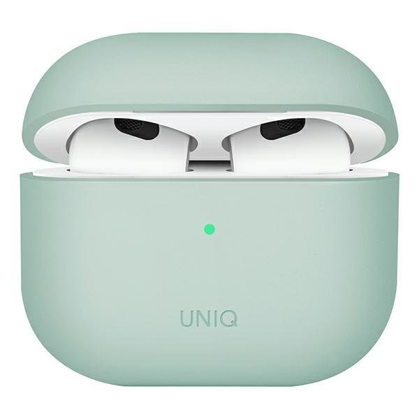 UNIQ etui Lino AirPods 3 gen. Silicone zielony/mint green - TopMag